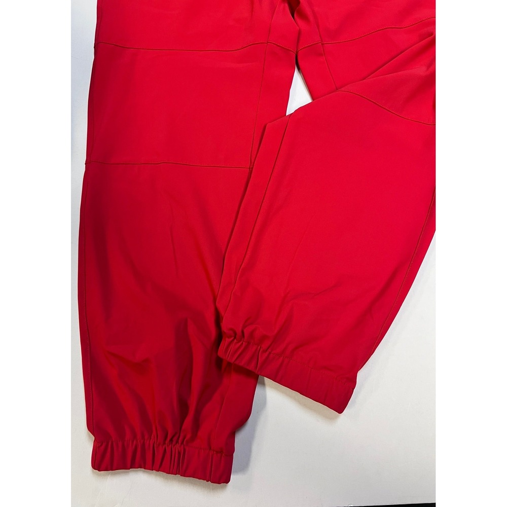 Elliott Lauren Jogger Pants Womens 10 Red Excellent Elastic Waist Made in USA - Picture 2 of 6